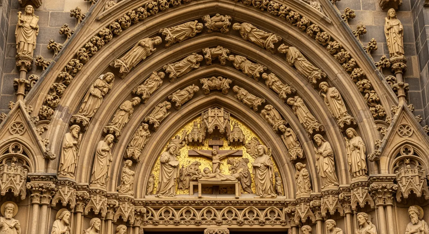 Die Goldene Pforte am Freiberger Dom: Gotische Meisterleistung in Sachsen