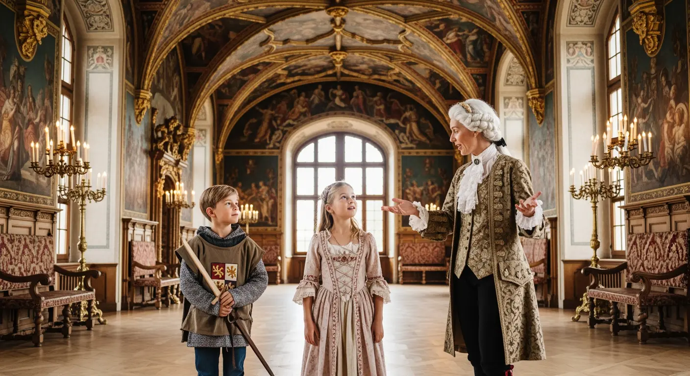 Welche sächsischen Schlösser bieten Kostümführungen für Kinder an?