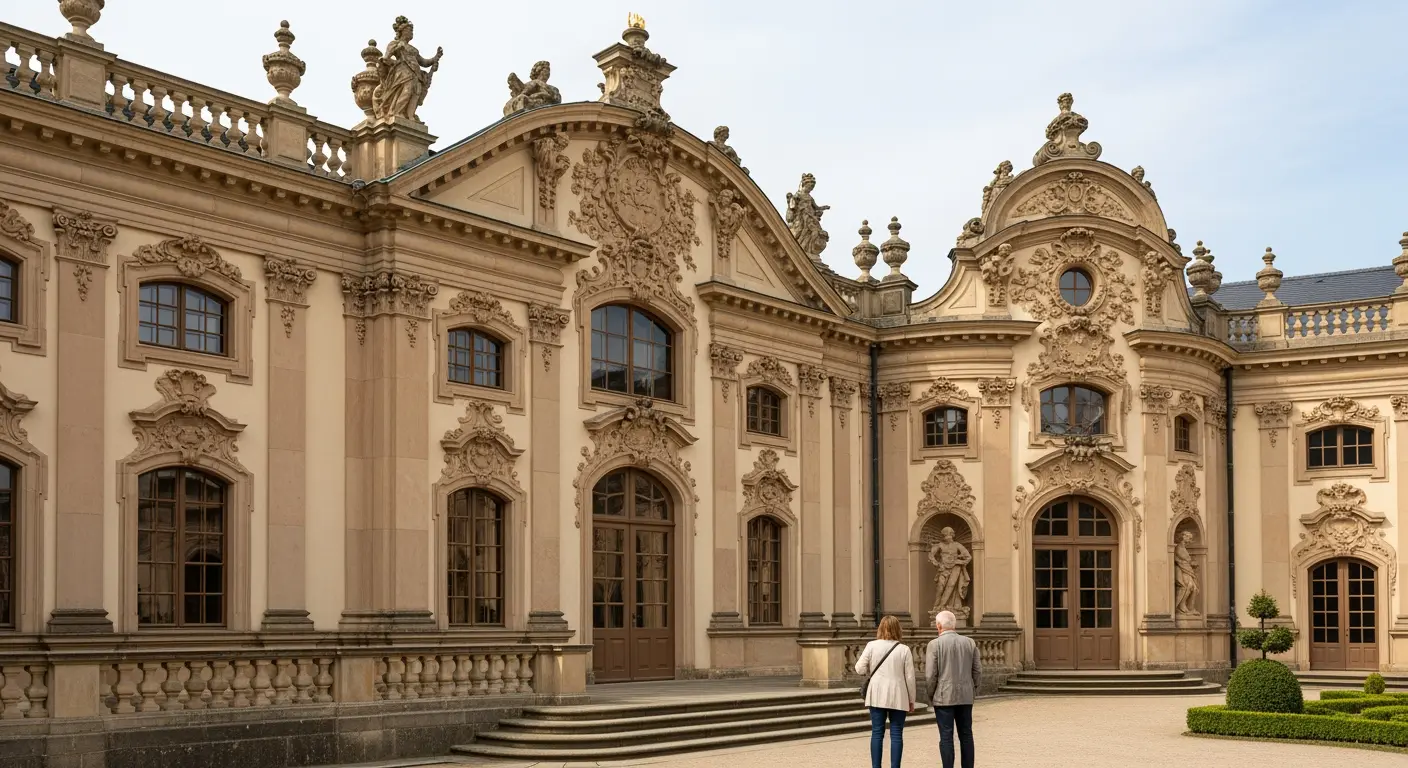 Wie unterscheidet sich die sächsische Barockarchitektur von anderen deutschen Regionen?