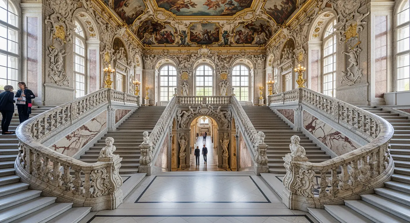 Die beeindruckendsten Treppenanlagen in sächsischen Residenzschlössern