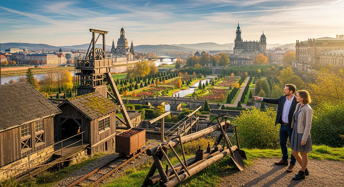 Welche UNESCO-Welterbestätten gehören zum sächsischen Kulturerbe?