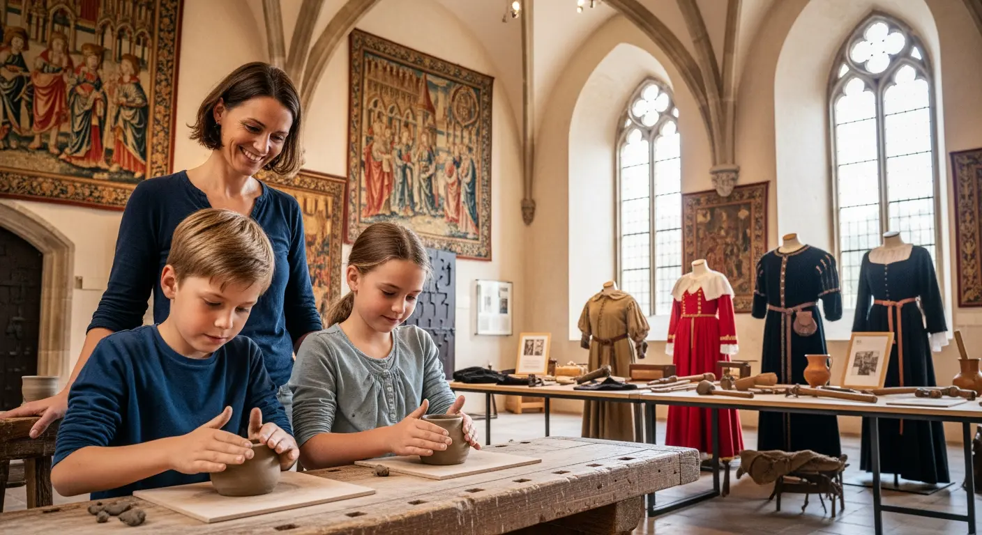 Wo finden Familien mit Kindern interaktive Museumsangebote in sächsischen Schlössern?